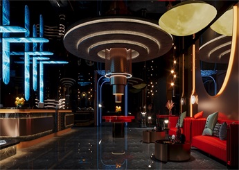 嘉興足浴K歌會所裝修設計案例